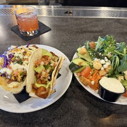 Had the sweet potato and fish tacos Had the sweet potato and fish tacos