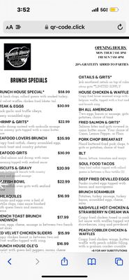 Menu photo 6 Brunch House Phoenix, AZ