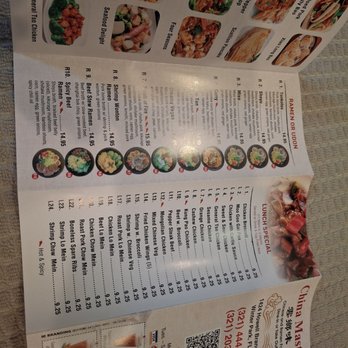 China Master - Menu - Chinese Near Me - Winter Park, Florida