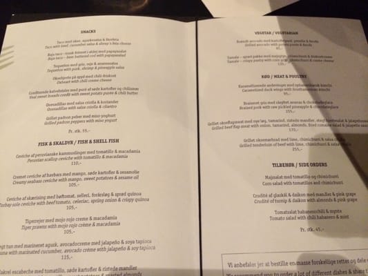 Menu photo 4 Llama Copenhagen, 84