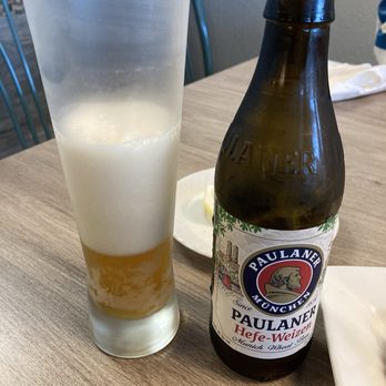 Schnitzel House - Delicious German Beer in a frozen glass. - German Near Me - Fort Myers Beach, Florida