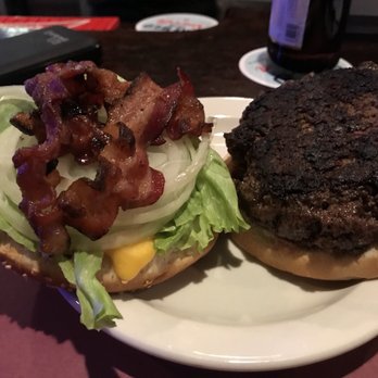 Krug's Tavern - Bacon Cheeseburger - Dive Bars Near Me - Newark, New Jersey