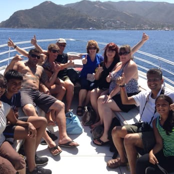 Island Water Charters - Our parasailing group of strangers on 9/30/14 - Boating Near Me - Avalon, California Island Water Charters - Our parasailing group of strangers on 9/30/14 - Boating Near Me - Avalon, California