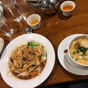 Thai Fresh Gardens - Garlic entre and Tom Kah soup (small bowl) - Thai Near Me - La Grande, Oregon Thai Fresh Gardens - Garlic entre and Tom Kah soup (small bowl) - Thai Near Me - La Grande, Oregon