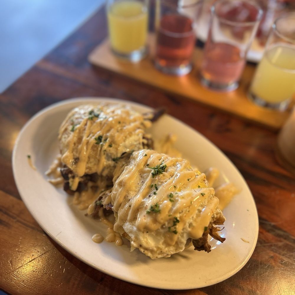 The Hammond's Ferry Larder - Pork Benedict - Sandwiches Near Me - North Augusta, South Carolina