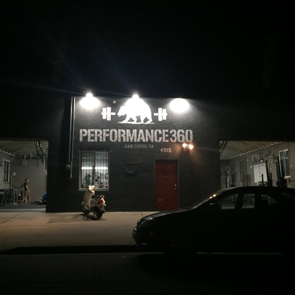 Performance360 - Pacific Beach - Night vibes at P360. Digging the new logo for sure. - Interval Training Gyms Near Me - San Diego, California