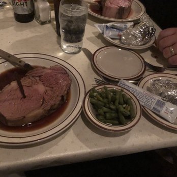 Farmer Brown's Steak House - Daughter's Cut prime rib is about 12 oz for $19.95. Great price! I ordered medium well with baked potato and green beans. - Steakhouses Near Me - Waterloo, Nebraska Farmer Brown's Steak House - Daughter's Cut prime rib is about 12 oz for $19.95. Great price! I ordered medium well with baked potato and green beans. - Steakhouses Near Me - Waterloo, Nebraska
