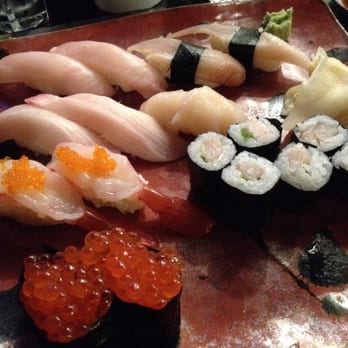 Kirala - Our sushi plate!! The scallops...to die for - Sushi Bars Near Me - Berkeley, California