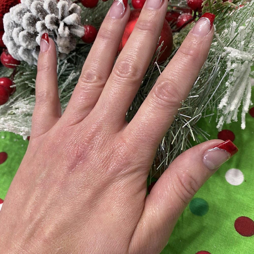 Christmas nails from Chloe