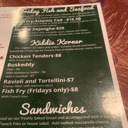 Spang's Pizza & Pasta - Childrens menu