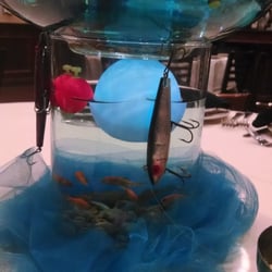 Birthdays to Banquets - Centerpieces, for the fisherman in your life