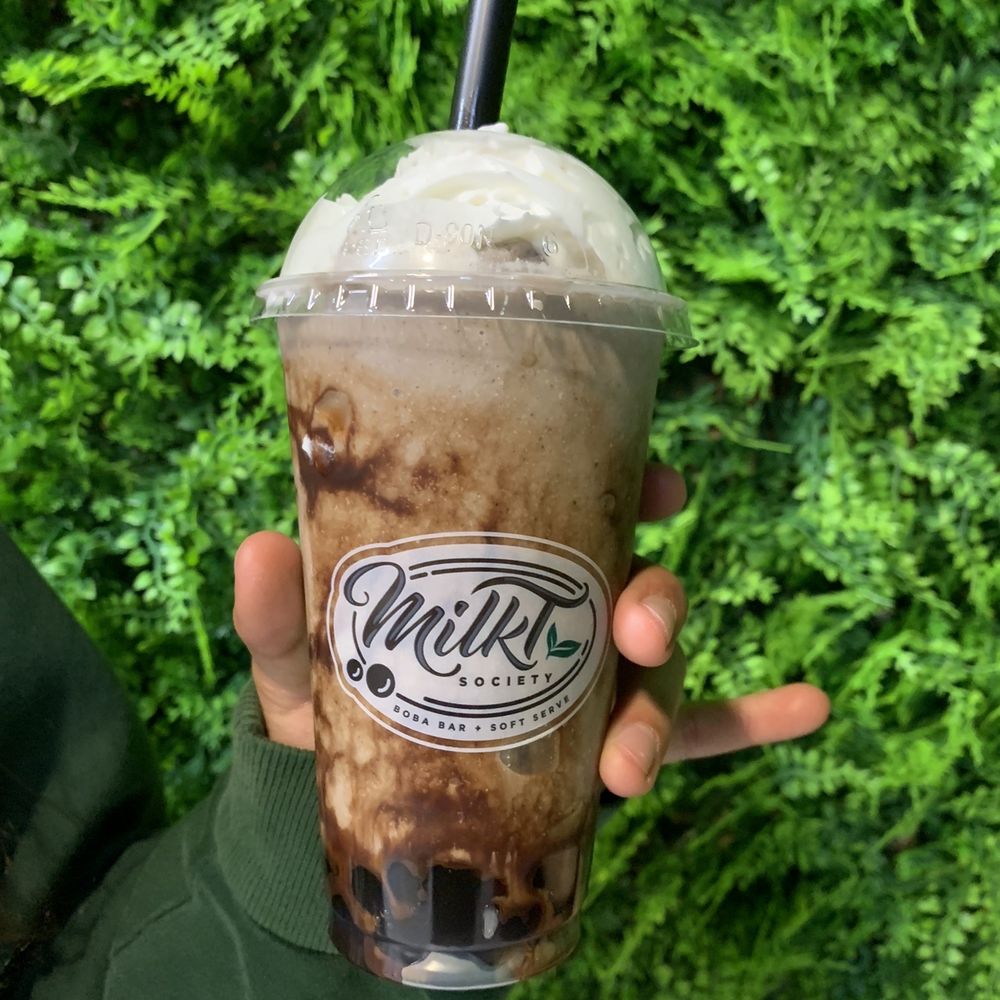 MilkT Society - Chocolate cookies and cream with boba. Delicious!! - Tea Rooms Near Me - Pismo Beach, California