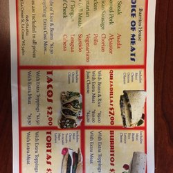Burritos House - Updated menu