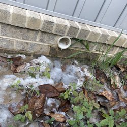 Preferred Home & Property Inspections - Sewer coming out of the side of our house