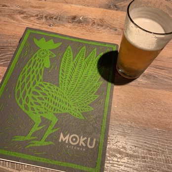 Moku Kitchen - Beer selection was made up of a lot of local brews. Hostess recommended selections made it easy! - Cocktail Bars Near Me - Honolulu, Hawaii