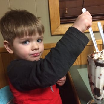Northlake Cafe - Hot fudge sundae with nuts. Not much different then you would get at McDonald's, but enough for two or three people to share. - Cafes Near Me - Baudette, Minnesota