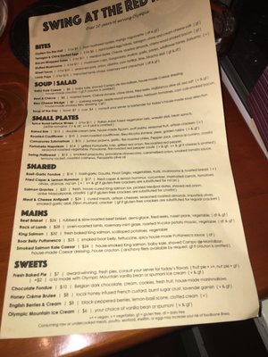 Menu photo 7 Swing Wine Bar & Cafe Olympia, WA Menu photo 7 Swing Wine Bar & Cafe Olympia, WA