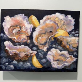 Ten Cousins Brick Oven - Beautiful oyster painting at Ten Cousins - Pizza Near Me - Westport, Massachusetts Ten Cousins Brick Oven - Beautiful oyster painting at Ten Cousins - Pizza Near Me - Westport, Massachusetts