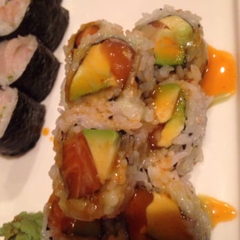 Asian 211 Bistro - Up close on the Hawaii roll. Definitely an amazing roll. (Sorry for the shadow) - Japanese Near Me - Middletown, New York Asian 211 Bistro - Up close on the Hawaii roll. Definitely an amazing roll. (Sorry for the shadow) - Japanese Near Me - Middletown, New York