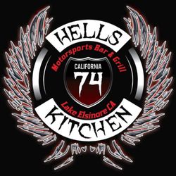 Hells Kitchen Motorsports Bar and Grill - Food Truck Logo