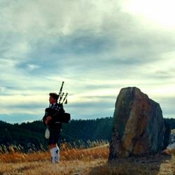 Bagpiper - Colin Lewis - Colin Lewis is based out of Denver, Colorado. Here he is bagpiping in the highlands of Colorado in the Rocky Mountains.