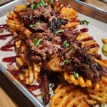Smoke & Fire Social Eatery - Brisket fries - Barbeque Near Me - Pomona, California