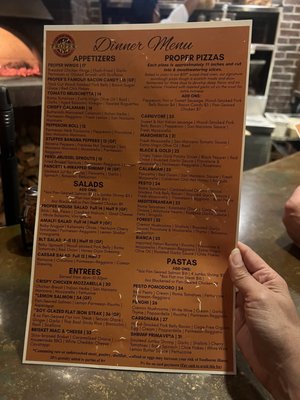 Menu photo 2 Proper Brick Oven & Tap Room Pittsburgh, PA