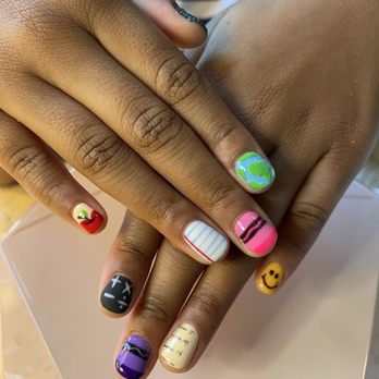 Rose Does My Nails - Cute back to school set for my niece - Nail Salons Near Me - Sacramento, California Rose Does My Nails - Cute back to school set for my niece - Nail Salons Near Me - Sacramento, California