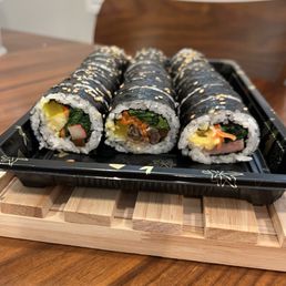 Kimbap-Classic (-), Kimbap-Beef (-), Kimbap-Spam & Cheese (-)