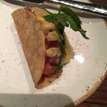 Texas Spice - Tuna tartare tacos - New American Near Me - Dallas, Texas Texas Spice - Tuna tartare tacos - New American Near Me - Dallas, Texas