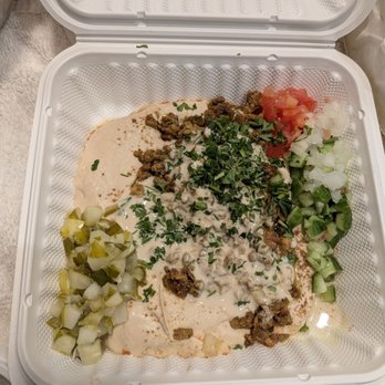 Falafel Stop - Another incomplete plate I paid $17+ for - Falafel Near Me - Sunnyvale, California