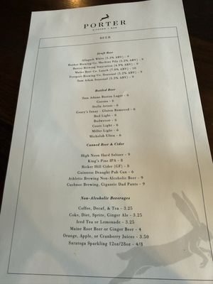 Menu photo 6 Porter Kitchen + Bar Freeport, ME