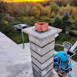 G & E Masonry & Concrete - Chimney repair