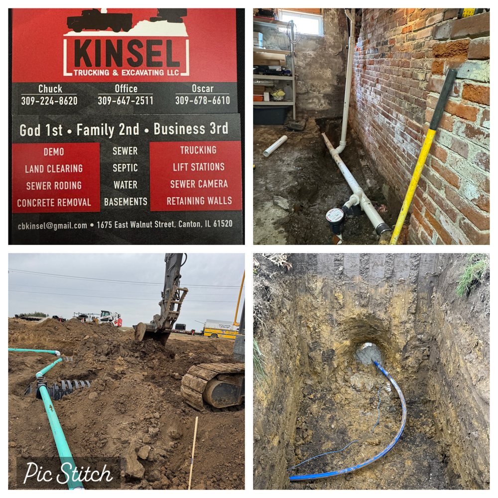 Kinsel Trucking & Excavating - septic in Canton, IL