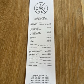 Boil & Bake - Very fair prices for the quality....... I would've paid $12 for that everything bagel. - Bagels Near Me - Costa Mesa, California