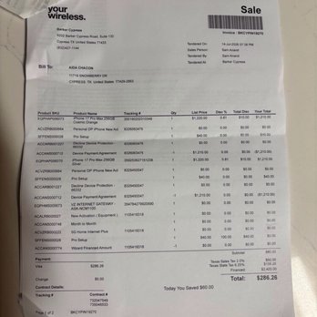 Verizon - Receipts for "Just the sales tax" Sam said to my wife and I - Mobile Phones Near Me - Houston, Texas Verizon - Receipts for "Just the sales tax" Sam said to my wife and I - Mobile Phones Near Me - Houston, Texas