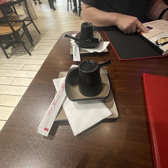 Duck & Dumpling - Nice serving utensil set ups - Noodles Near Me - San Antonio, Texas