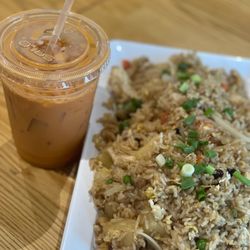 Lotus Kitchen  - Pineapple Fried Rice Thai Iced Tea