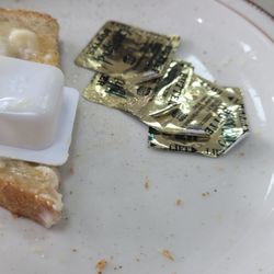Leo's Coney Island - How to cover toast with ACTUAL BUTTER! Assume toast is warm, place pats on. FIVE DECADES eating out, only now learned this now. Wow.
