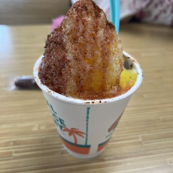 Bahama Buck's - Mangonada Extreme without the mango or the tamarindo straw. - Juice Bars & Smoothies Near Me - Gilbert, Arizona