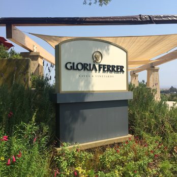 Gloria Ferrer Winery - Sign - Wineries Near Me - Sonoma, California