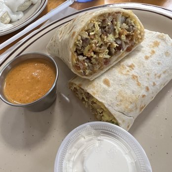Classic BJ's Cafe - The Original Breakfast Burrito - New American Near Me - Euless, Texas