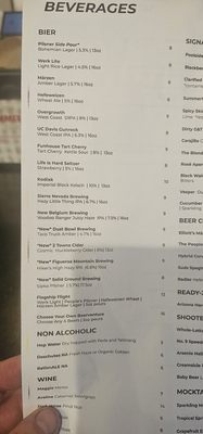 Menu photo 1 Sudwerk Brewing Co Davis, CA