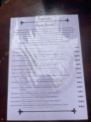Menu photo 2 Bricco Gourmet Madrid, M