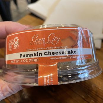 SpudToddos - Gluten-free pumpkin cheesecake from an outside source - Gluten-Free Near Me - West Jordan, Utah
