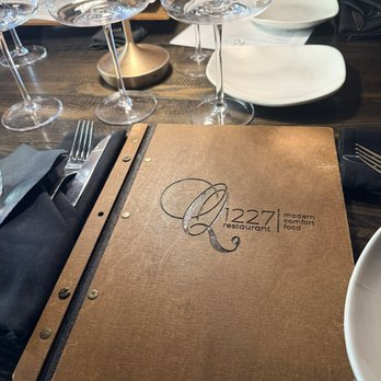 Q1227 Restaurant - Menu and table set up - New American Near Me - Roseville, California Q1227 Restaurant - Menu and table set up - New American Near Me - Roseville, California