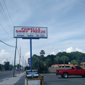 Powell's Dairy Freeze - Powell's signage - Ice Cream & Frozen Yogurt Near Me - Starke, Florida Powell's Dairy Freeze - Powell's signage - Ice Cream & Frozen Yogurt Near Me - Starke, Florida
