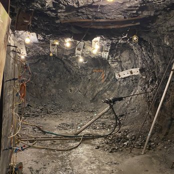 Sierra Silver Mine Tour - Drilling a shot - Tours Near Me - Wallace, Idaho Sierra Silver Mine Tour - Drilling a shot - Tours Near Me - Wallace, Idaho