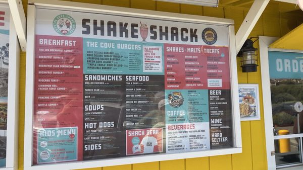 Menu photo 8 Crystal Cove Shake Shack Newport Coast, CA