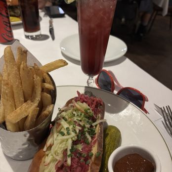 The Gage - bratwurst sandwich- special of the month - New American Near Me - Chicago, Illinois The Gage - bratwurst sandwich- special of the month - New American Near Me - Chicago, Illinois